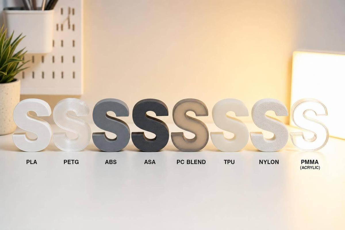 Materials for 3D Printed Signage&nbsp;Explained